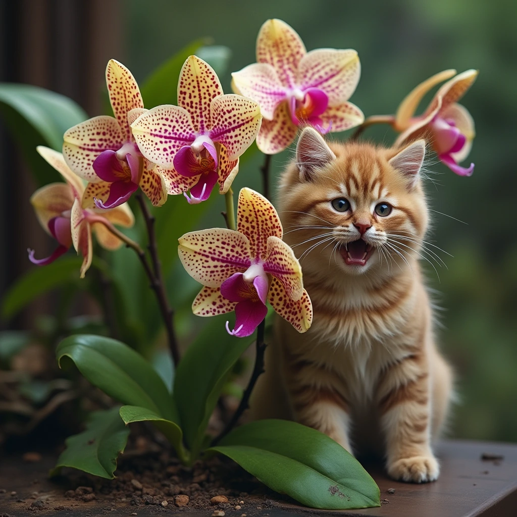 Orchids Poisonous to Cats