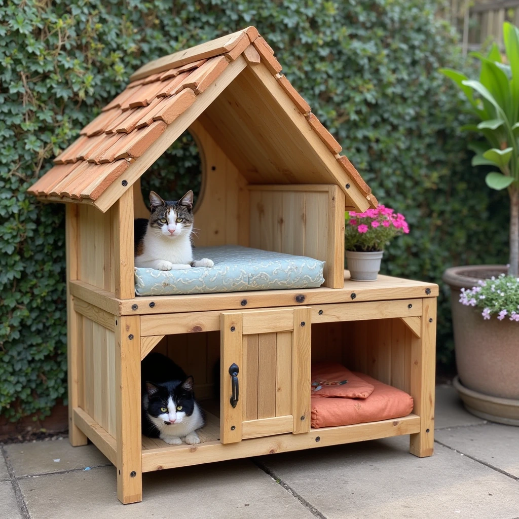 diy outdoor cat house