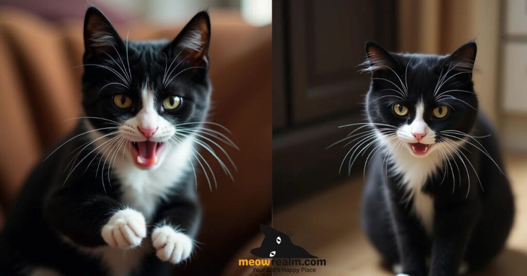 are tuxedo cats aggressive