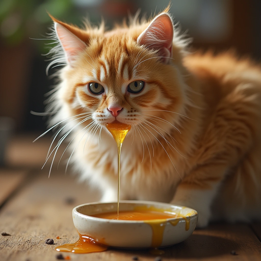 is honey good for cats