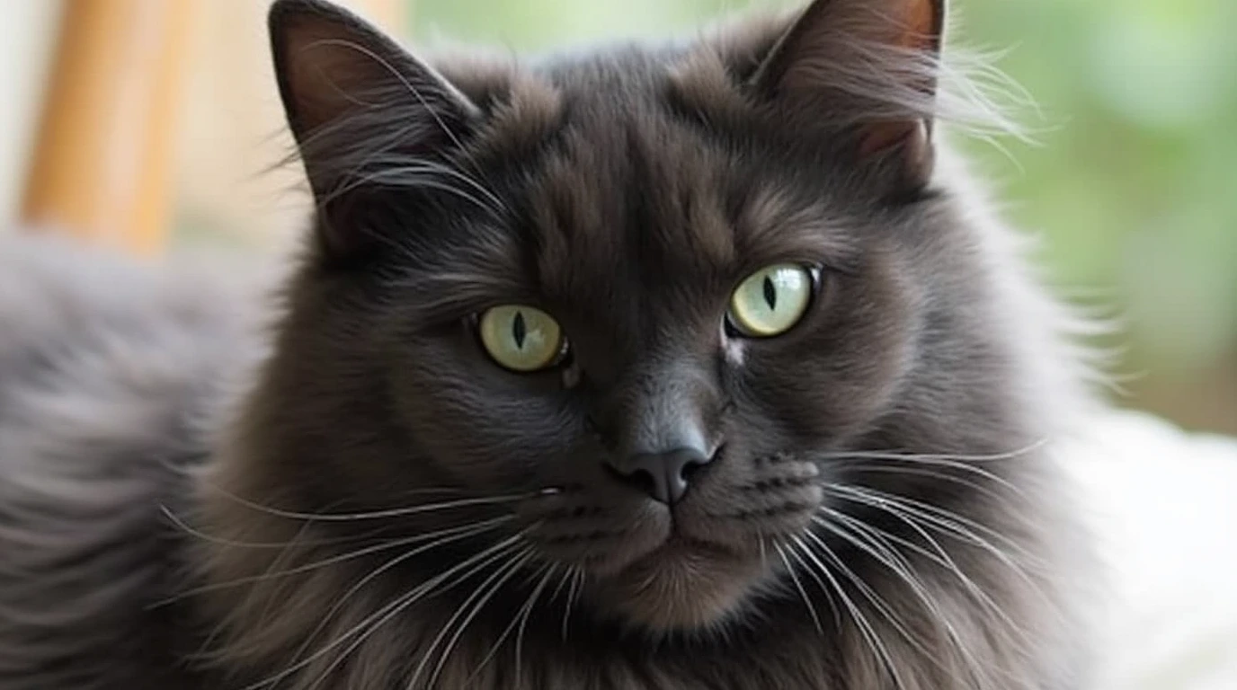 maine coon smokey black