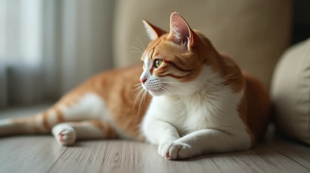cat behavior after returning home