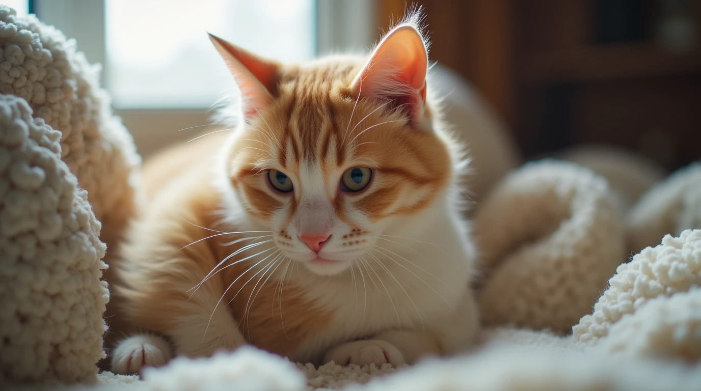 cat behavior after returning home
