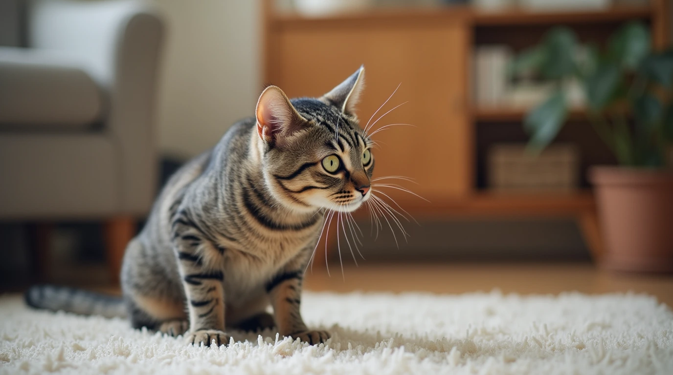 male cat behavior after returning home