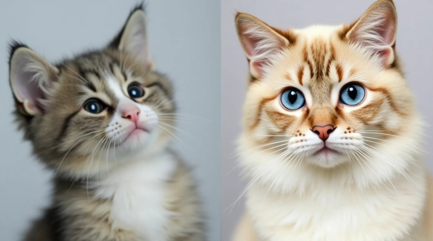 Close-up of a Siamese cat with stunning blue eyes, showcasing the beauty of breeds of cats with blue eyes