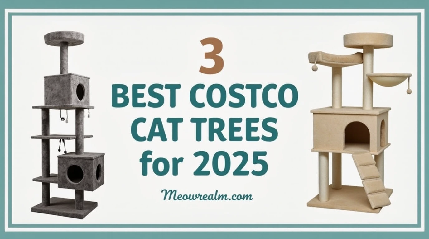 Top 3 Costco cat trees for 2025 featuring modern designs and multiple levels for cats.