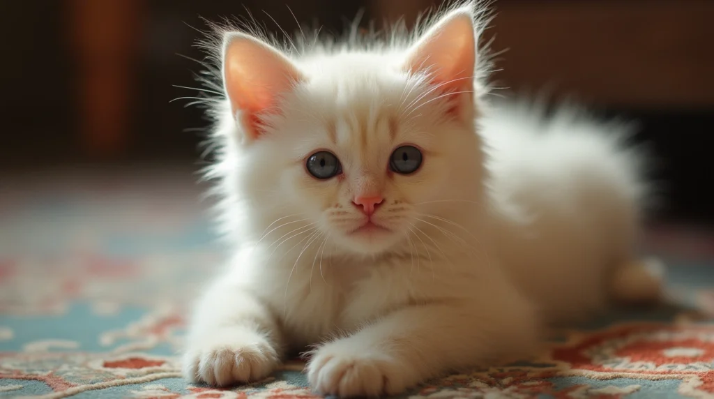 flame point ragdoll cat