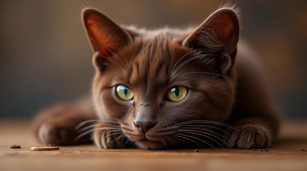 chocolate cat