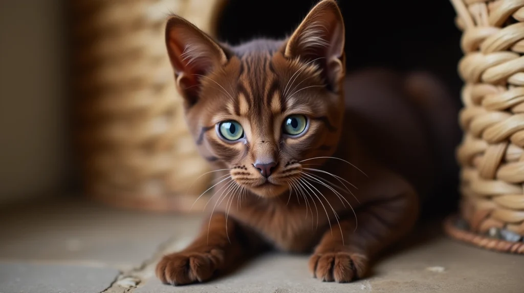 chocolate cat