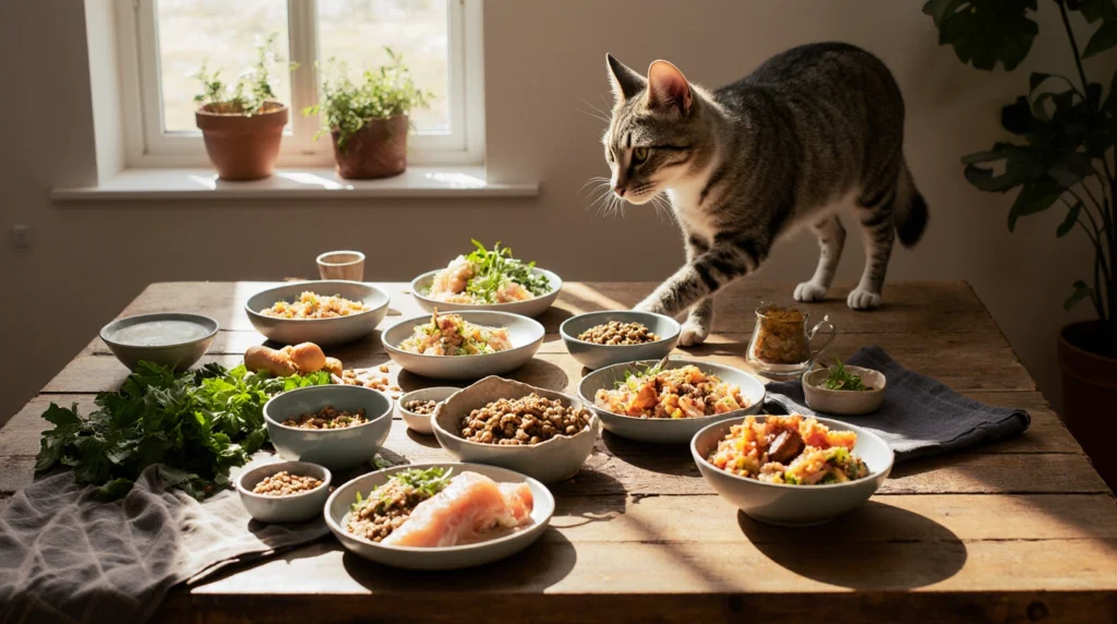 Best recipes for homemade cat food in the USA — healthy, easy, and vet-approved meals your cat will love. Make nutritious cat food at home today!