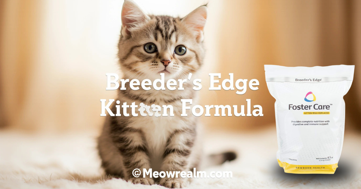 breeder's edge kitten formula