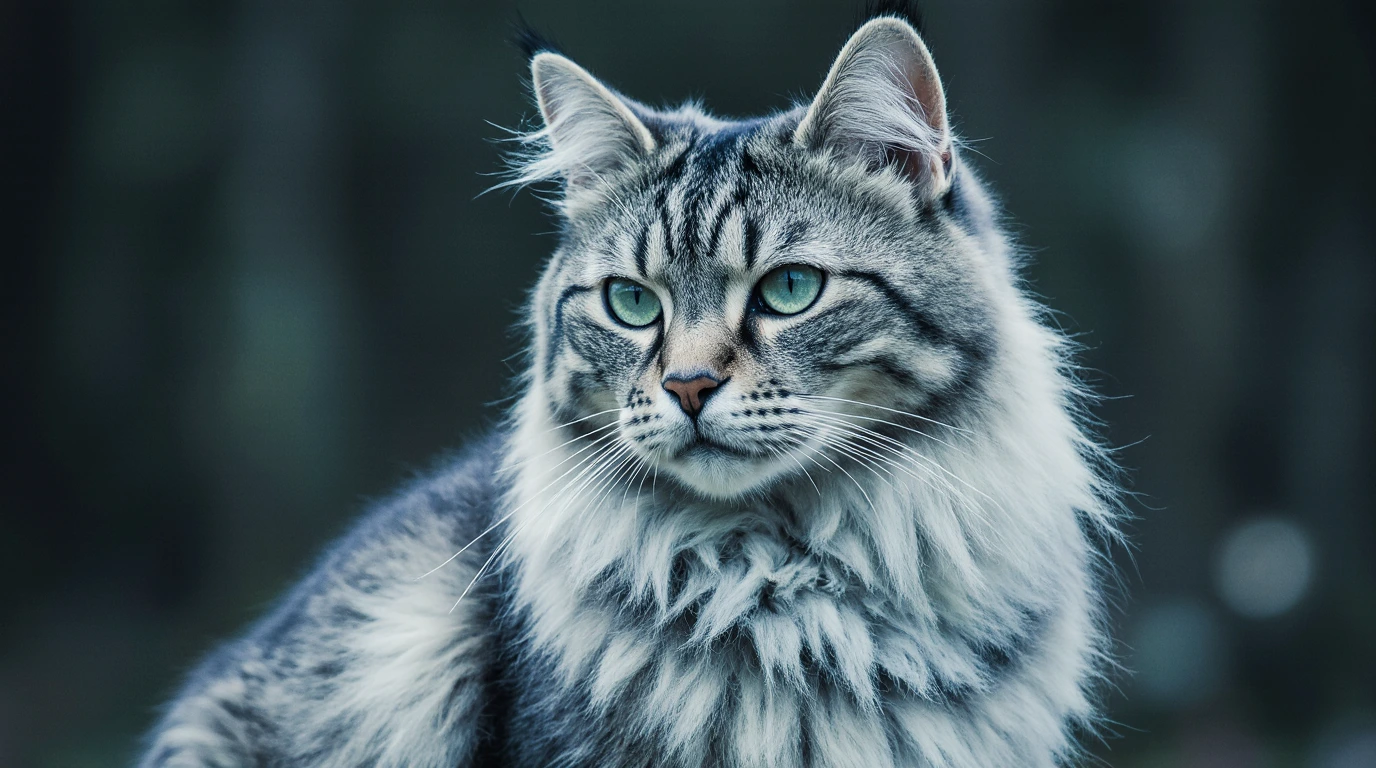 (gato maine coon)